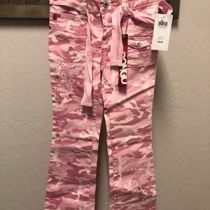 Bongo girls pink cami jeans